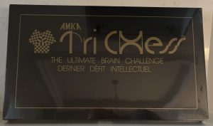 RARE New Sealed 1986 AMKA Tri-Chess Board Game 3-Player Vintage Chess Set