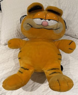 Vintage 1981 Large GARFIELD Plush 20" Made in Korea Plushie In VGUC 1980’s