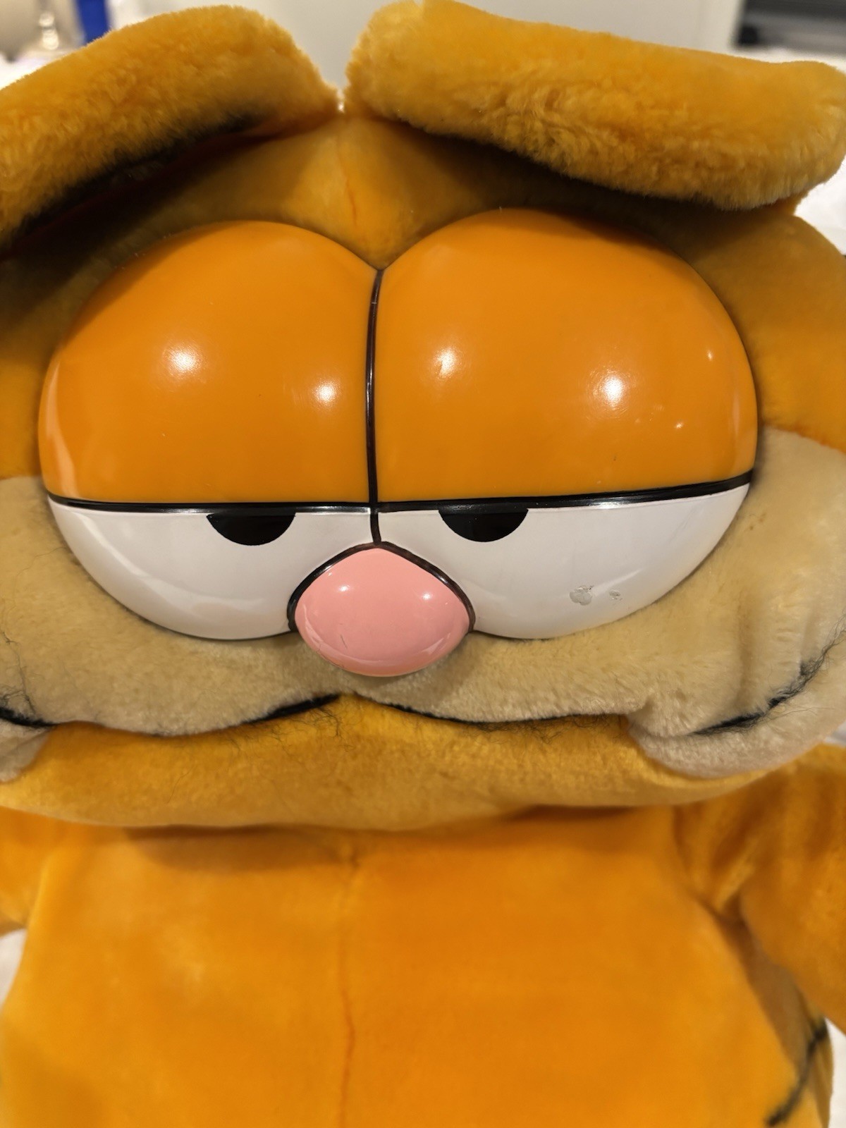 Vintage 1981 Large GARFIELD Plush 20" Made in Korea Plushie In VGUC 1980’s_1 Vintage 1981 Large GARFIELD Plush 20" Made in Korea Plushie In VGUC 1980’s