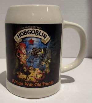 Vintage Wychwood Brewery Hobgoblin “A Night With Old Friends” Beer Mug Stein