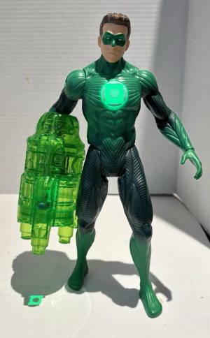 Rare 10” Green Lantern Movie Masters Deluxe Action Figure Mattel Light Up Works