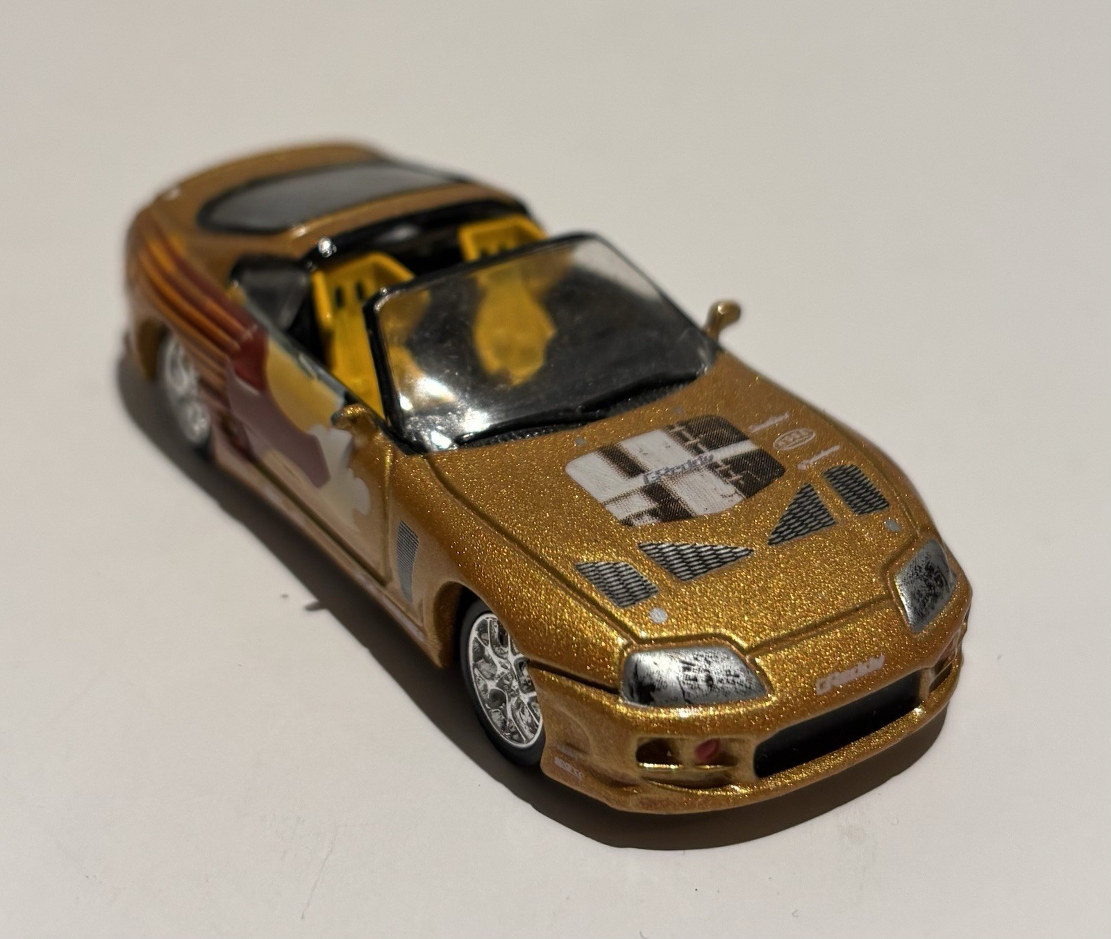 Racing Champions 2 Fast 2 Furious Gold 1995 Toyota Supra 1:64 Scale Replica Car_0 Racing Champions 2 Fast 2 Furious Gold 1995 Toyota Supra 1:64 Scale Replica Car