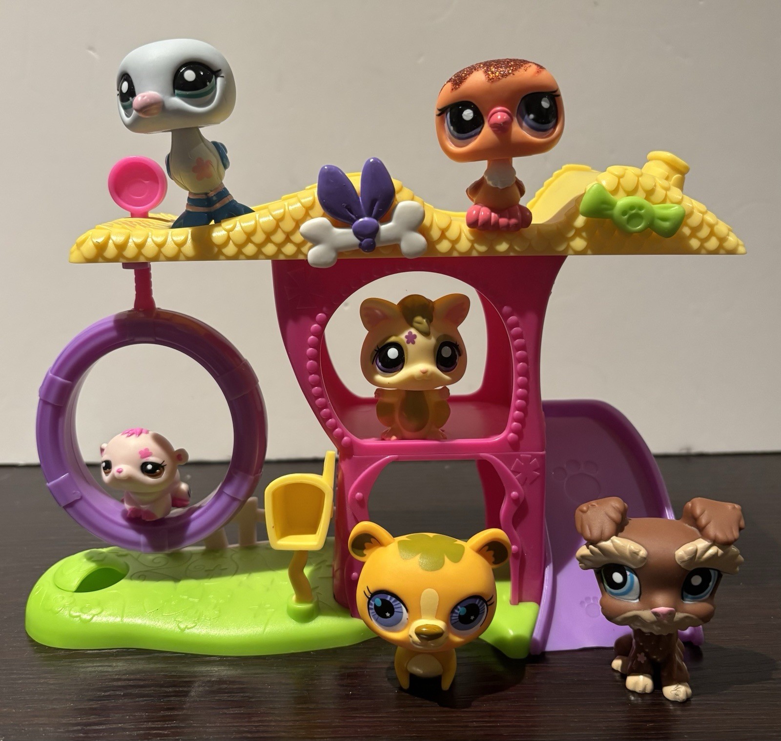 LITTLEST PET SHOP Lot 6 Figures - Whirl Around Playground Playset LPS_0 LITTLEST PET SHOP Lot 6 Figures - Whirl Around Playground Playset LPS