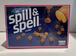 Vintage 1970’s Spill And Spell Dice Game Parker Bros A-102 Brand New Made in USA