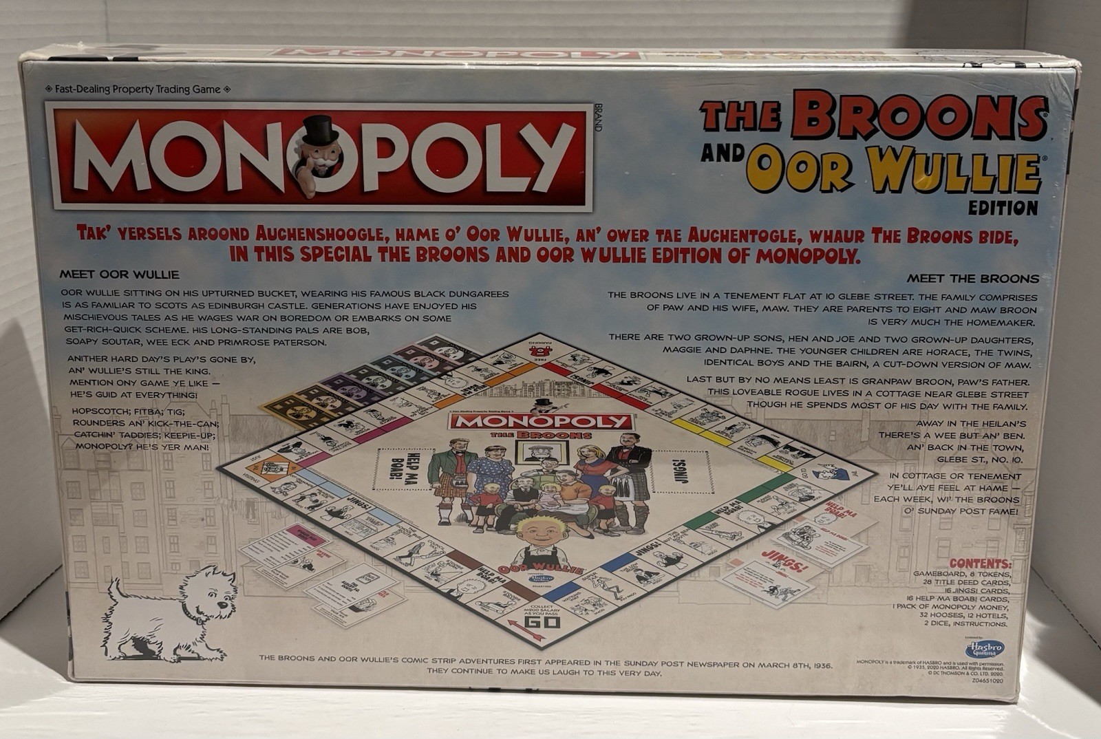 Monopoly The Broons and Oor Wullie Limited Edition Board Game New Sealed Comic_2 Monopoly The Broons and Oor Wullie Limited Edition Board Game New Sealed Comic