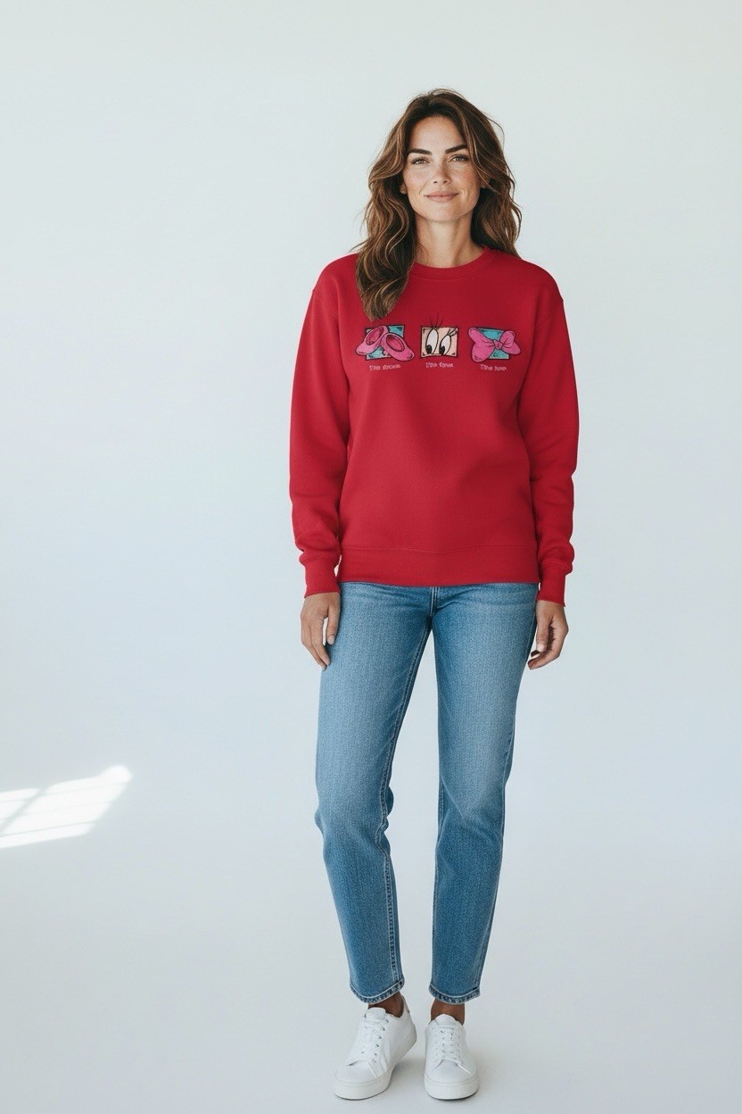 VINTAGE 90’s Walt Disney World Minnie Mouse Crewneck Sweatshirt Women’s Size M_6 VINTAGE 90’s Walt Disney World Minnie Mouse Crewneck Sweatshirt Women’s Size M