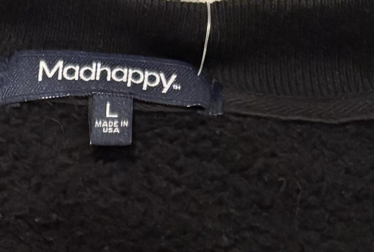 Madhappy Roscoes House of Chicken Waffles Oversized Sweatshirt SZ L Made in USA_1 Madhappy Roscoes House of Chicken Waffles Oversized Sweatshirt SZ L Made in USA