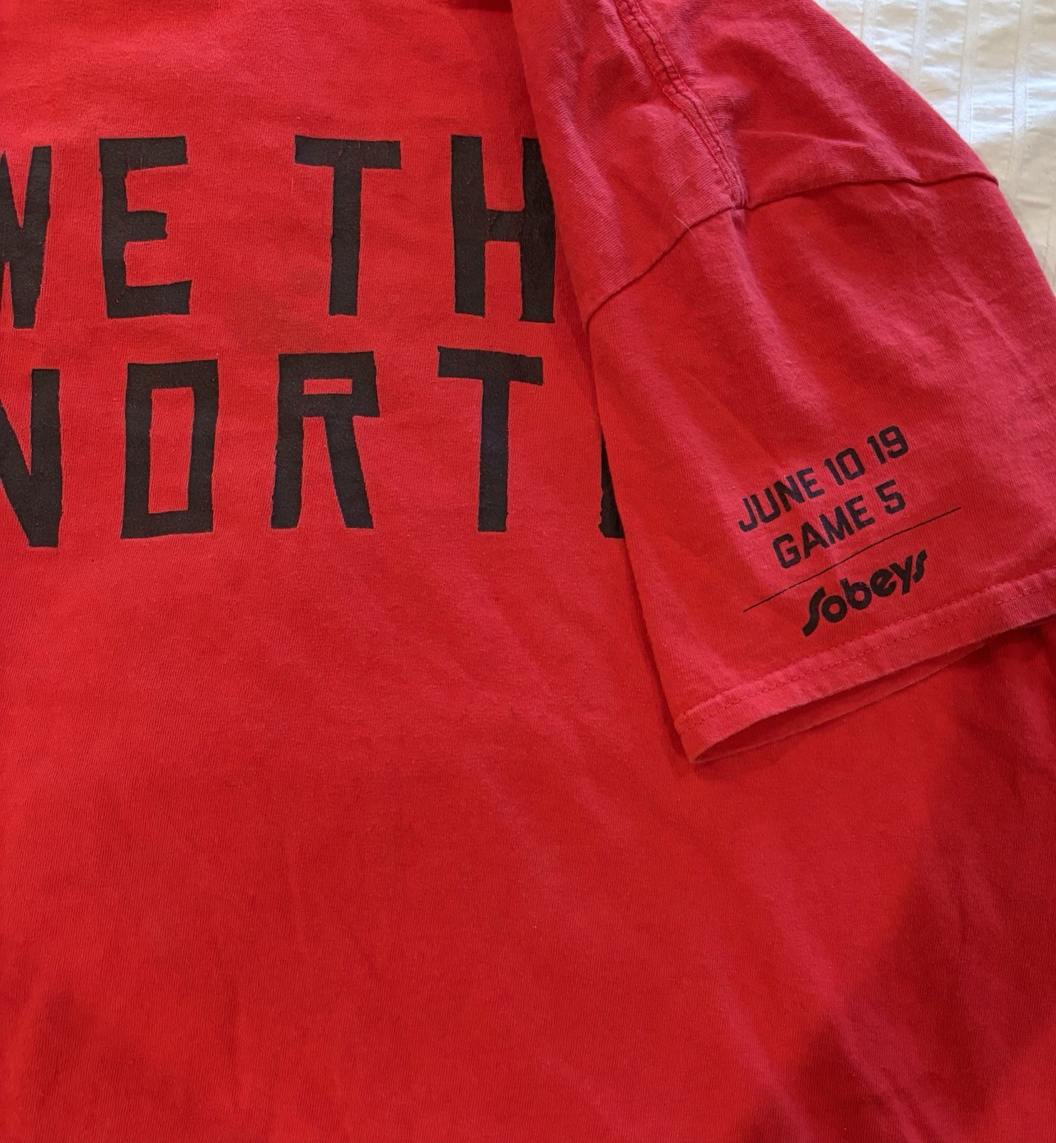 Toronto Raptors 2019 NBA Finals Game 5 Playoffs SGA Short Sleeve T-Shirt Tee_1 Toronto Raptors 2019 NBA Finals Game 5 Playoffs SGA Short Sleeve T-Shirt Tee