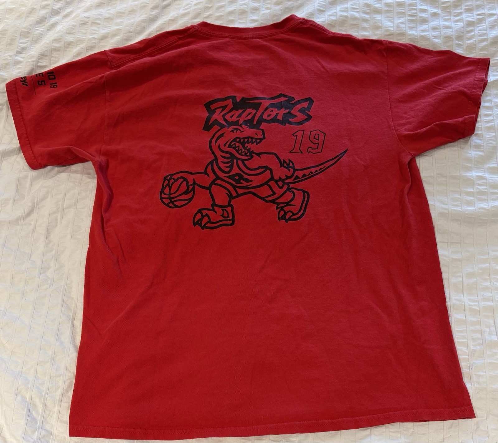 Toronto Raptors 2019 NBA Finals Game 5 Playoffs SGA Short Sleeve T-Shirt Tee_3 Toronto Raptors 2019 NBA Finals Game 5 Playoffs SGA Short Sleeve T-Shirt Tee