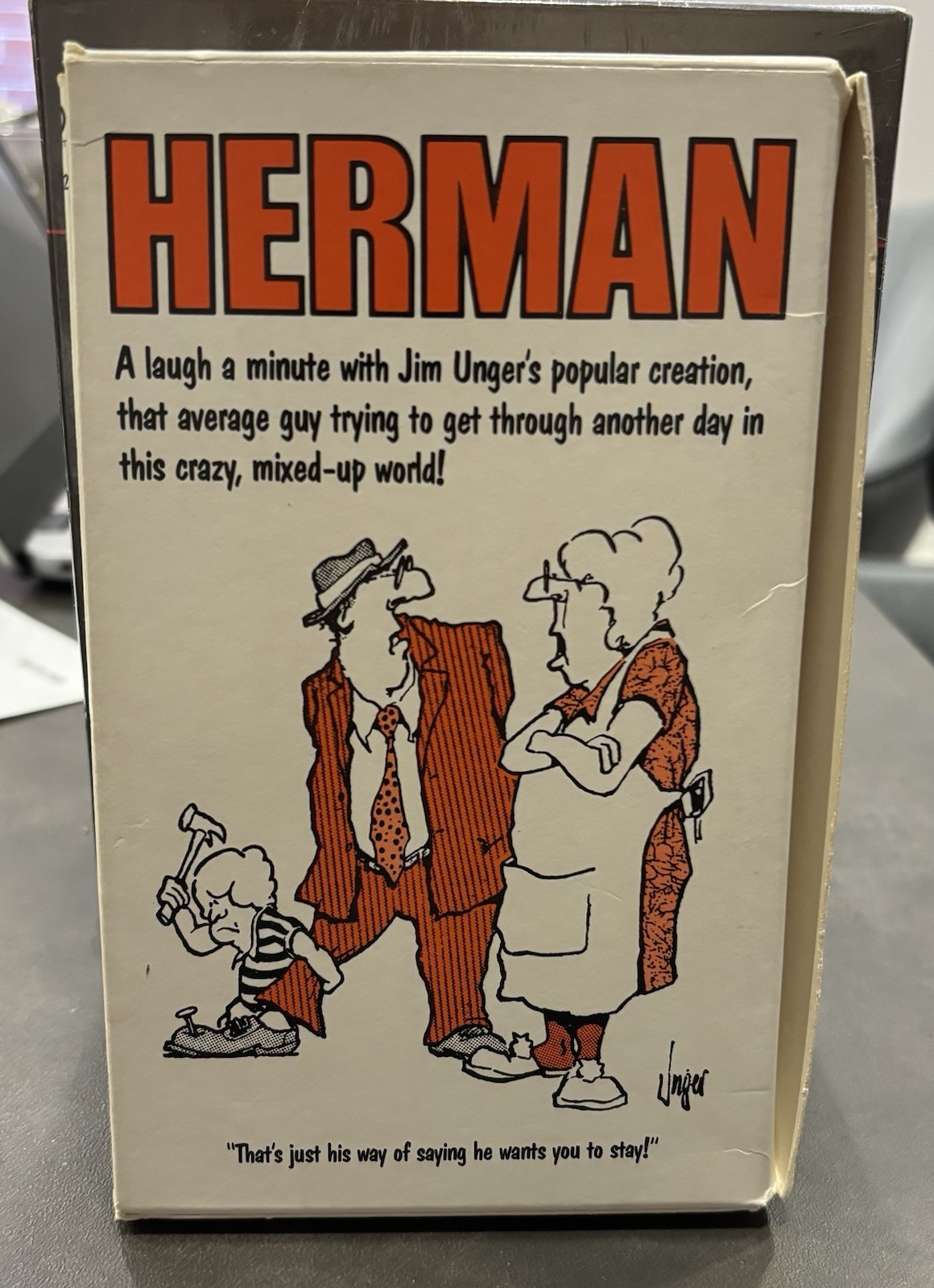 Herman by Jim Unger Gift Set of 4 Vintage 1980s Comic Books Humour Humor Comedy_0 Herman by Jim Unger Gift Set of 4 Vintage 1980s Comic Books Humour Humor Comedy