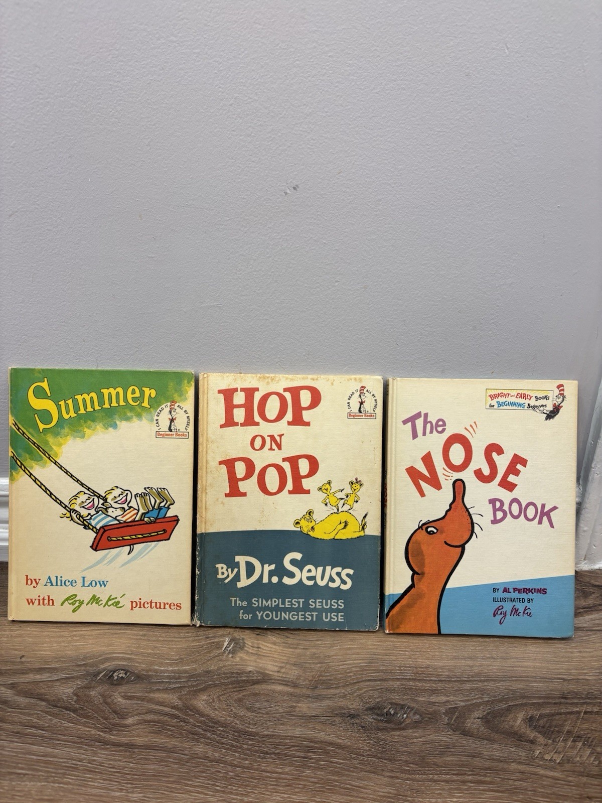Vintage Lot Summer 1963 - Hop On Pop 1963 - The Nose Book 1970 Book Club Edition_0 Vintage Lot Summer 1963 - Hop On Pop 1963 - The Nose Book 1970 Book Club Edition