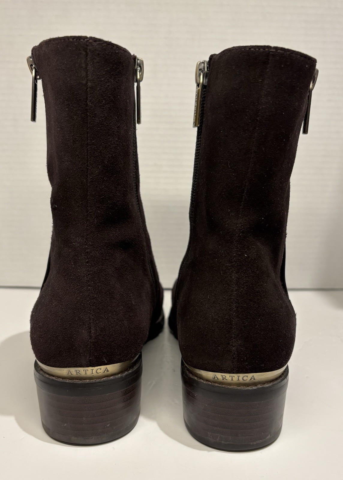 Artica Chocolate Brown Suede Waterproof Ankle Boots Women’s SZ 7.5 VGUC Portugal_2 Artica Chocolate Brown Suede Waterproof Ankle Boots Women’s SZ 7.5 VGUC Portugal