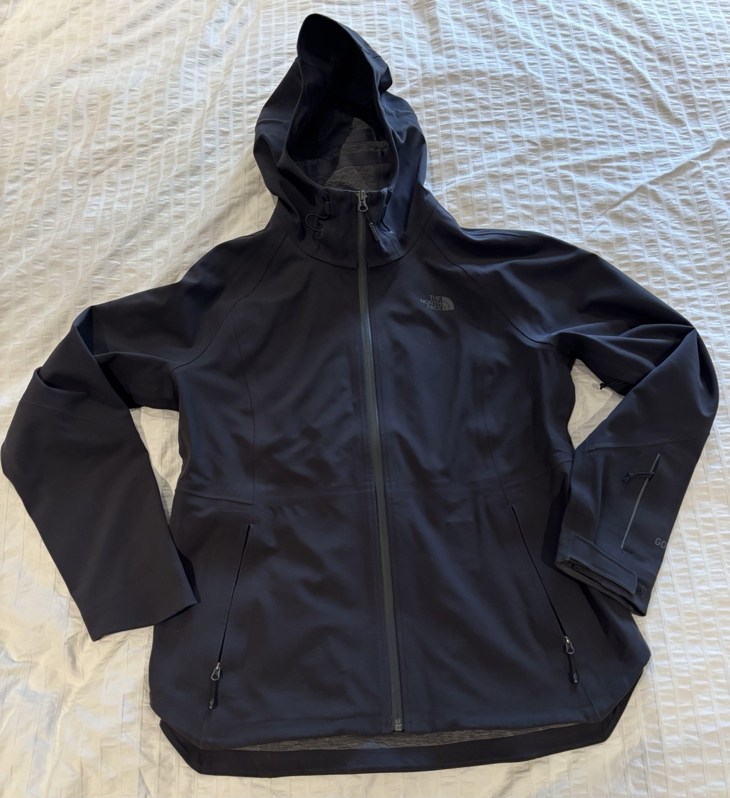 North Face Jacket Women L Apex Flex GTX Gore-Tex Hooded Waterproof Black VGUC_0 North Face Jacket Women L Apex Flex GTX Gore-Tex Hooded Waterproof Black VGUC