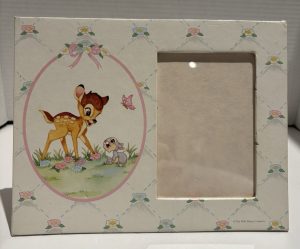 BAMBI Thumper WALT DISNEY PICTURE Frame RARE VINTAGE 1980’s Made In USA
