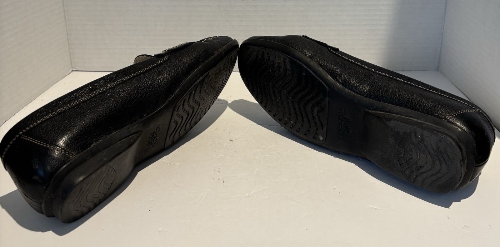 GEOX Flats Patent Women’s Black Leather Driving Loafers Size US 7.5/8 EUR 38.5_3 GEOX Flats Patent Women’s Black Leather Driving Loafers Size US 7.5/8 EUR 38.5