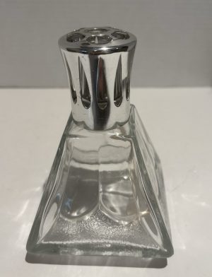 Lampe Berger - Silver Top - Paris - Room Fragrance - Pyramid Oil Lamp - Vintage