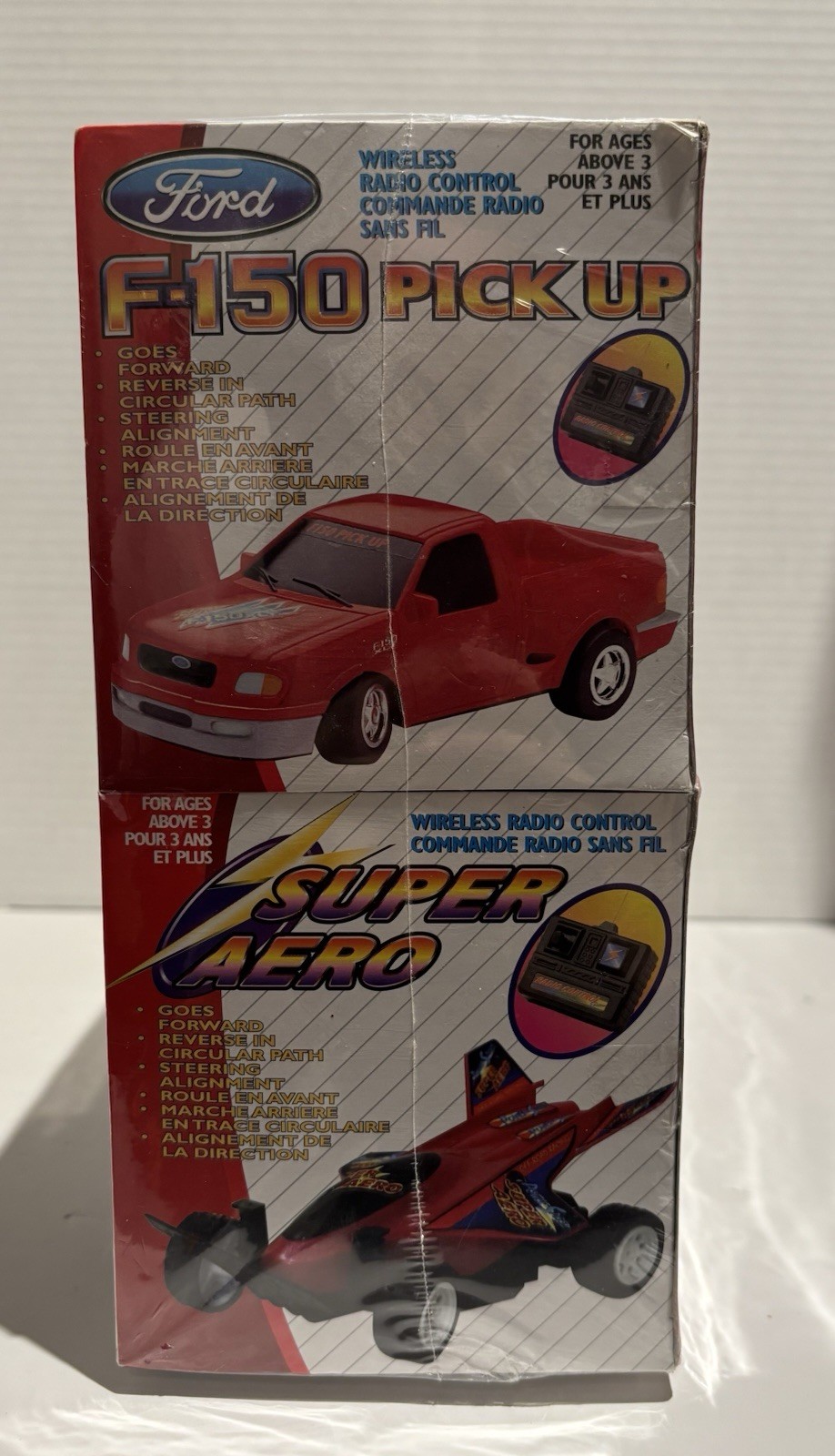 Vintage 1999 TC Toys RC 2-Pack Ford F-150 & Super Aero - NEW NOS - HTF_1 Vintage 1999 TC Toys RC 2-Pack Ford F-150 & Super Aero - NEW NOS - HTF