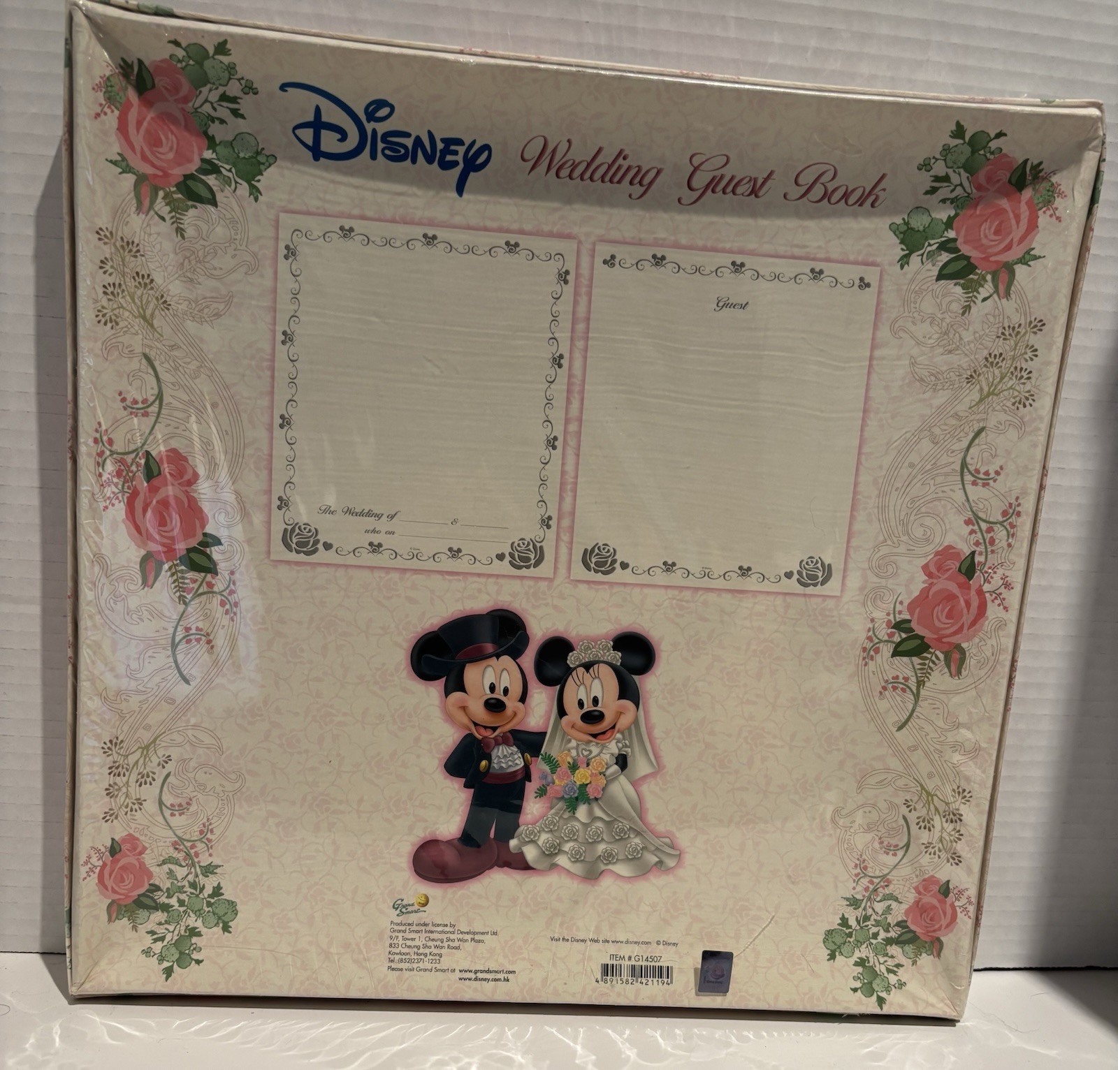 Vintage Y2K 2000’s Disney Mickey and Minnie Mouse Wedding Guest Book New Sealed_2 Vintage Y2K 2000’s Disney Mickey and Minnie Mouse Wedding Guest Book New Sealed