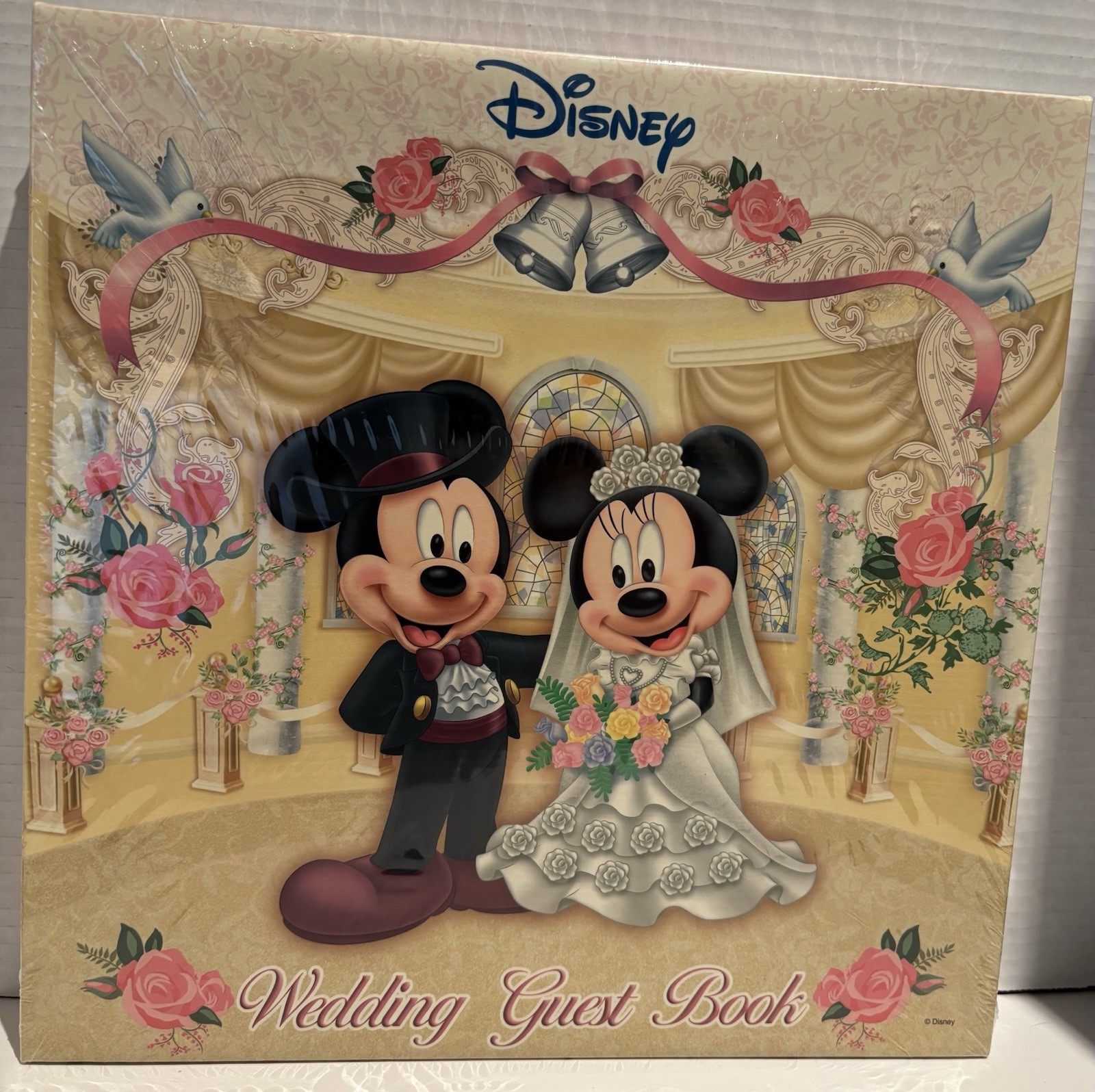 Vintage Y2K 2000’s Disney Mickey and Minnie Mouse Wedding Guest Book New Sealed_3 Vintage Y2K 2000’s Disney Mickey and Minnie Mouse Wedding Guest Book New Sealed