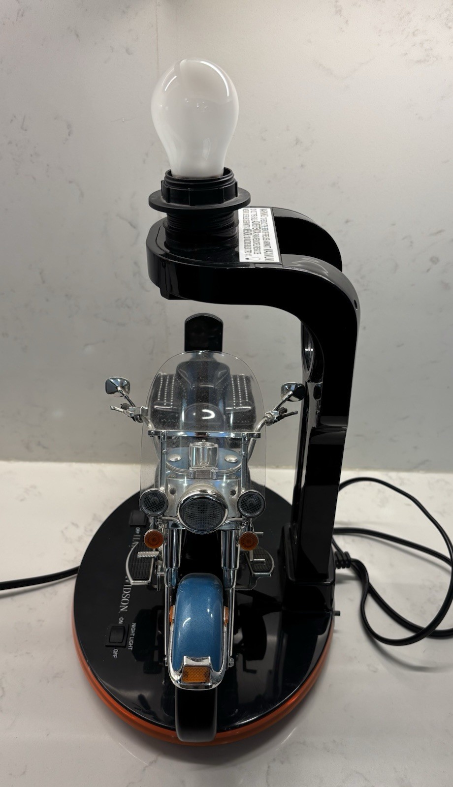 Harley Davidson Heritage Softail Motorcycle Lamp w Lights & Sounds Working_5 Harley Davidson Heritage Softail Motorcycle Lamp w Lights & Sounds Working