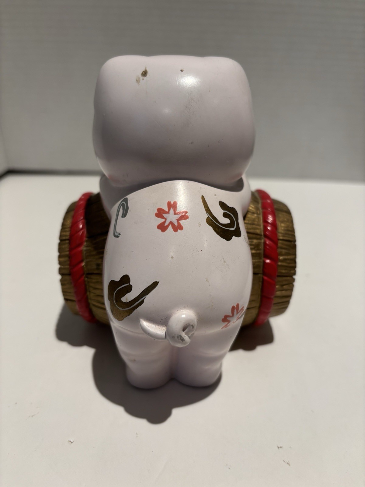 Vintage 1980’s Chinese Feng Shui Pig Piggy Bank Wealth Barrel Resin Coin Box_3 Vintage 1980’s Chinese Feng Shui Pig Piggy Bank Wealth Barrel Resin Coin Box