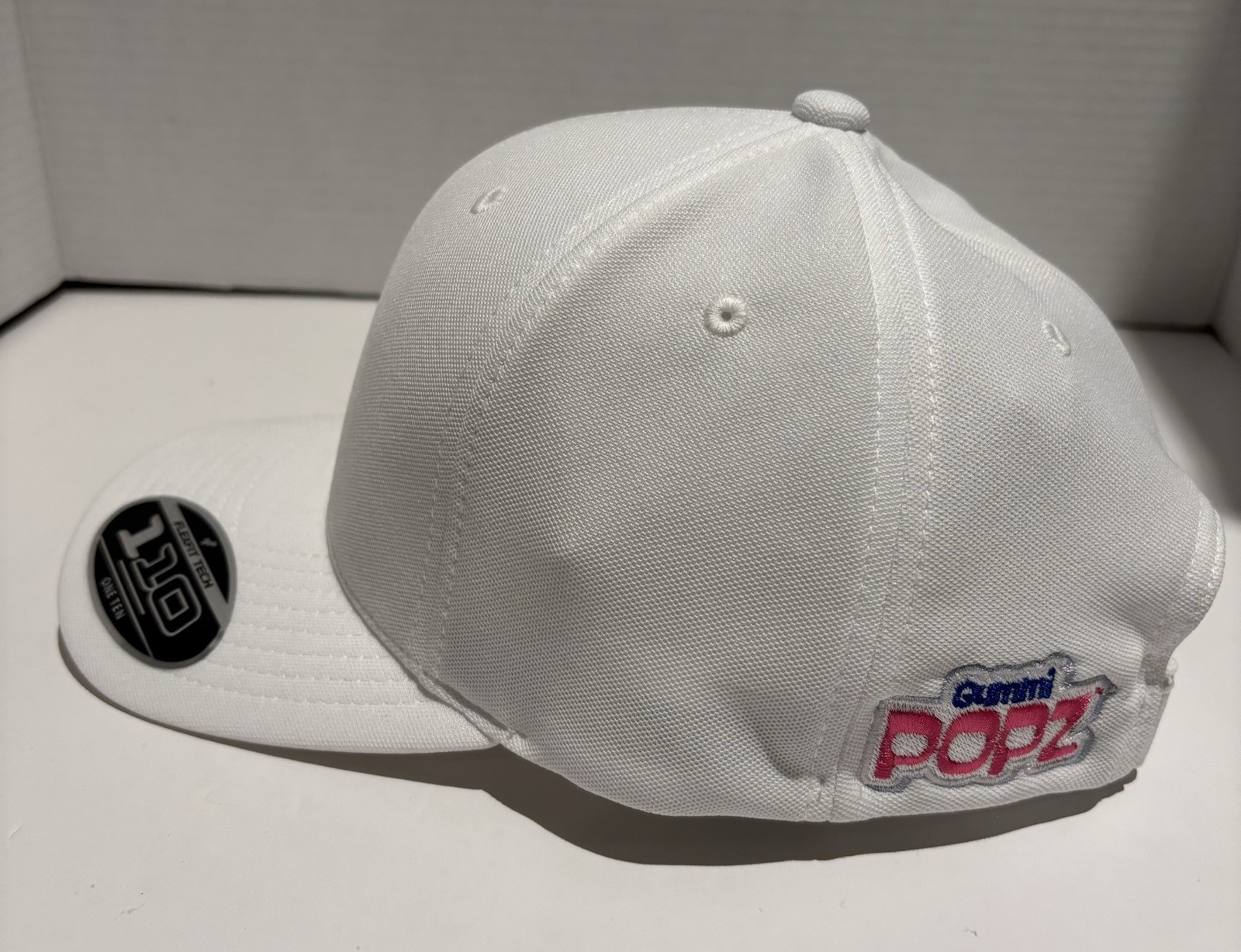 Rare Gummi Popz Promo Hat - White Yupoong Flexfit 110 Snapback - New_1 Rare Gummi Popz Promo Hat - White Yupoong Flexfit 110 Snapback - New