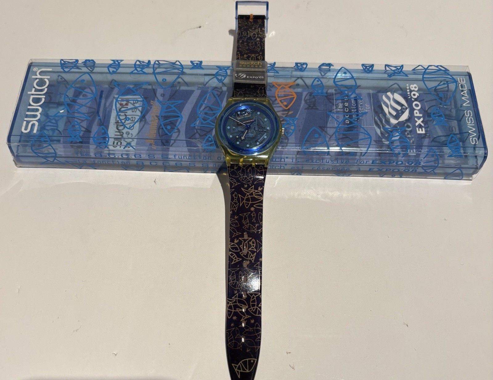 Swatch Vintage 1998 Access ‘Adamastor’ SKL100 98 Lisboa Expo Needs New Strap_2 Swatch Vintage 1998 Access ‘Adamastor’ SKL100 98 Lisboa Expo Needs New Strap