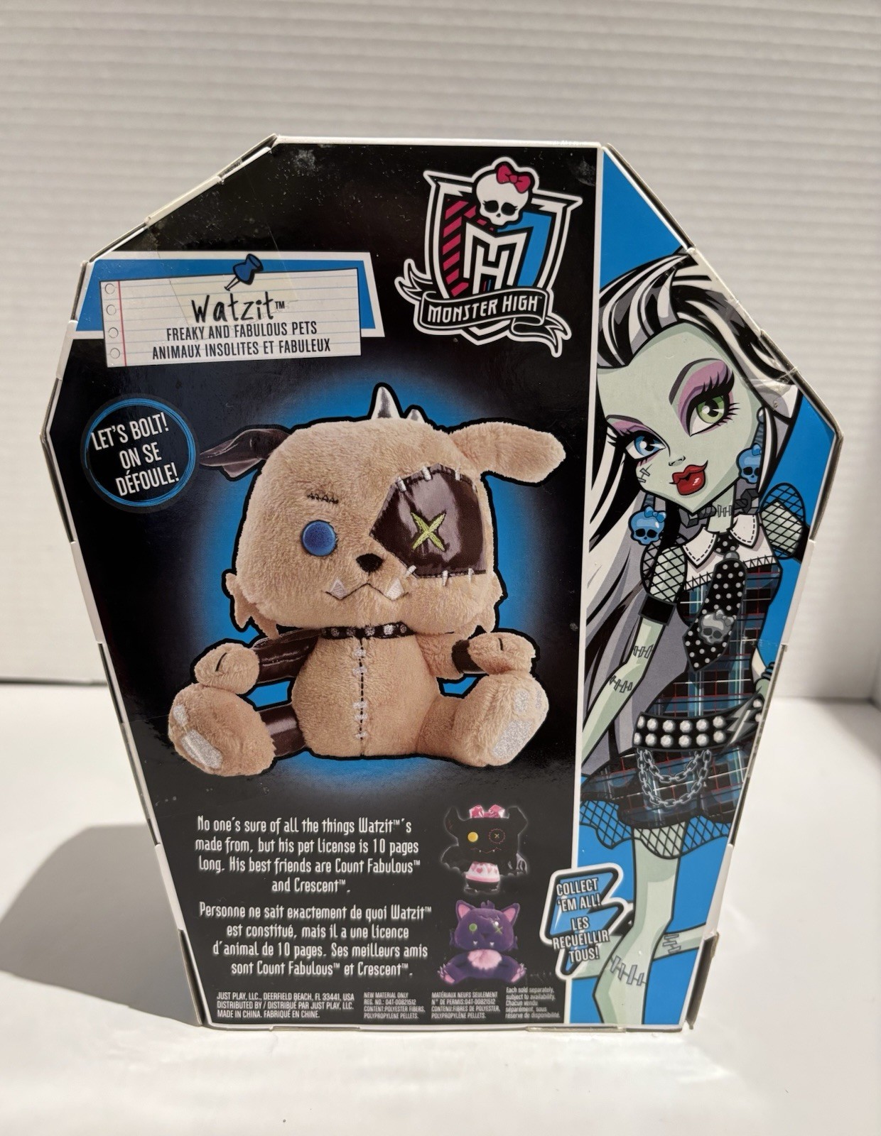 Monster High Watzit Plush Frankie Stein NEW NIB Freaky Fabulous Pet_4 Monster High Watzit Plush Frankie Stein NEW NIB Freaky Fabulous Pet