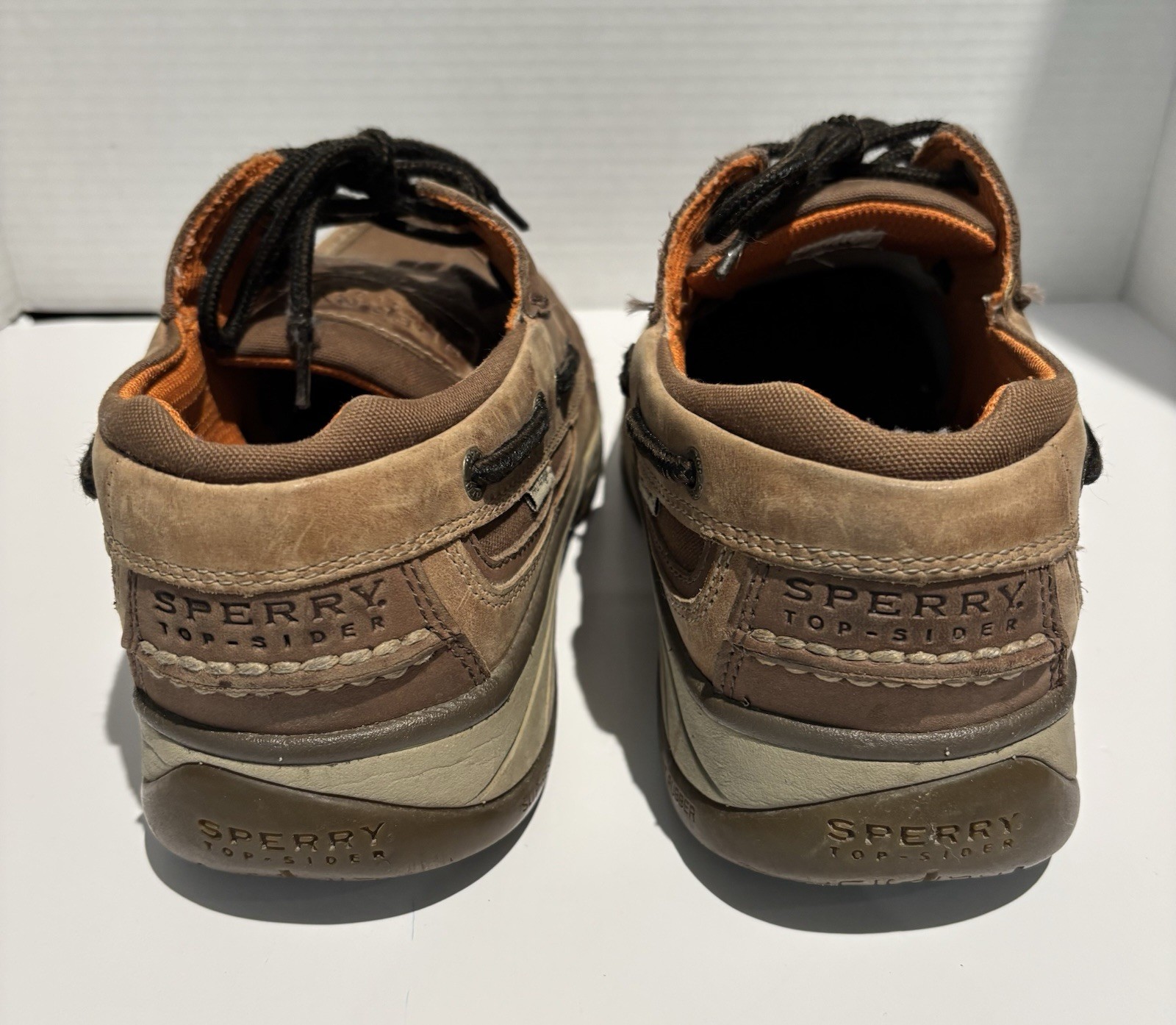 Men’s Vintage Y2K Sperry Top-Sider Size 10 Slip-on Leather & Canvas Pro Angler_3 Men’s Vintage Y2K Sperry Top-Sider Size 10 Slip-on Leather & Canvas Pro Angler