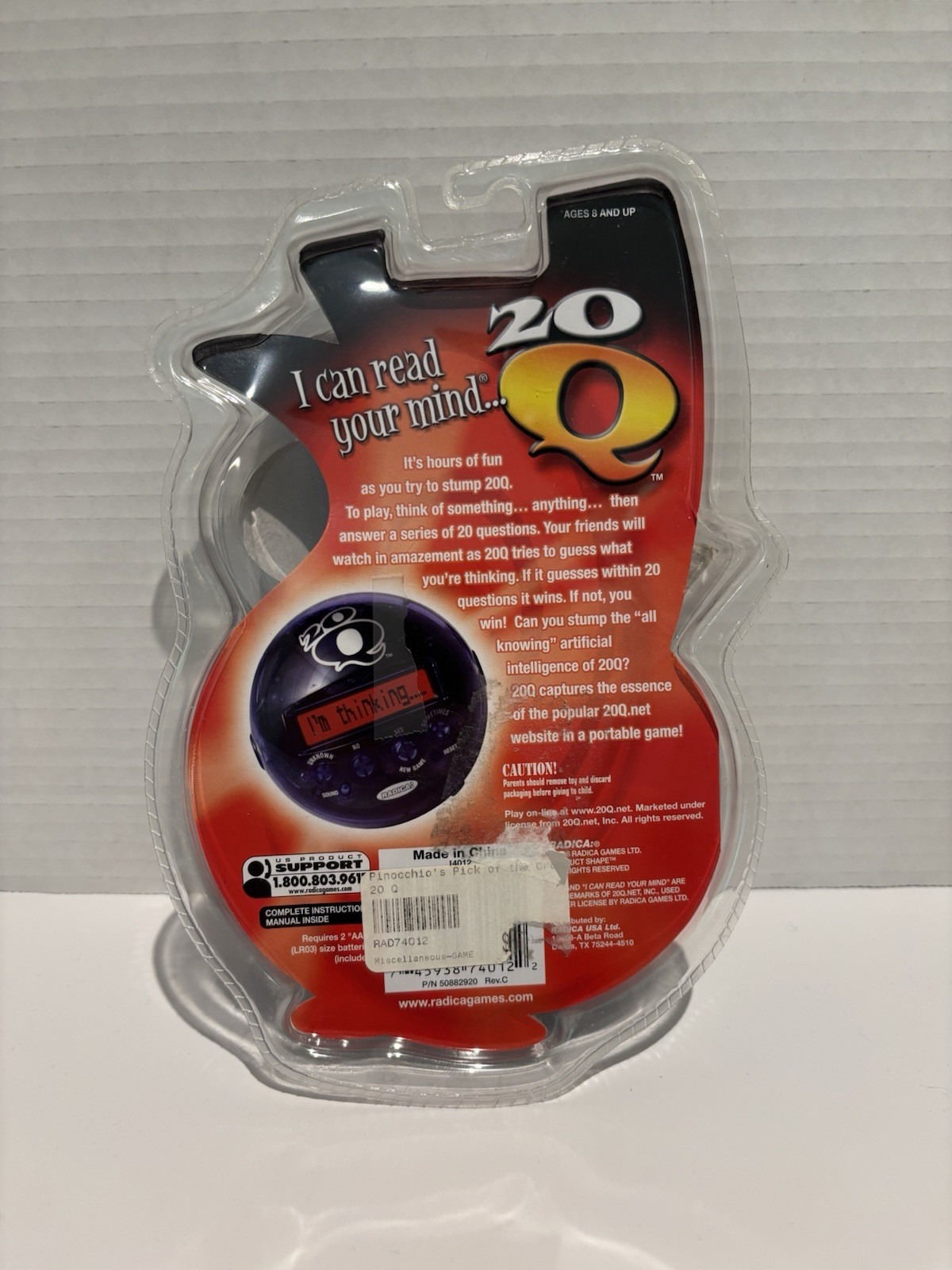 Radica 20Q Electronic Game New Sealed 20 Questions 2009_3 Radica 20Q Electronic Game New Sealed 20 Questions 2009