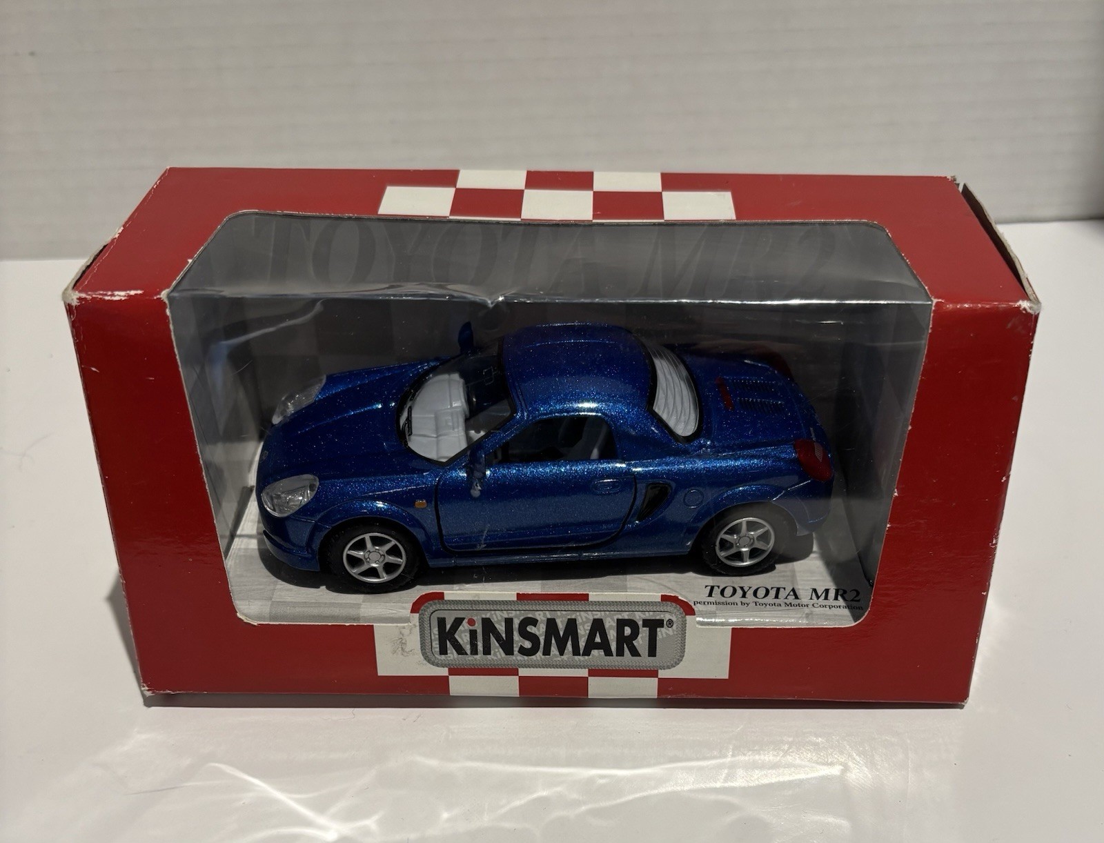 Kinsmart TOYOTA MR2 Scale Model Diecast Toy Car 1/32 New Open Box_1 Kinsmart TOYOTA MR2 Scale Model Diecast Toy Car 1/32 New Open Box