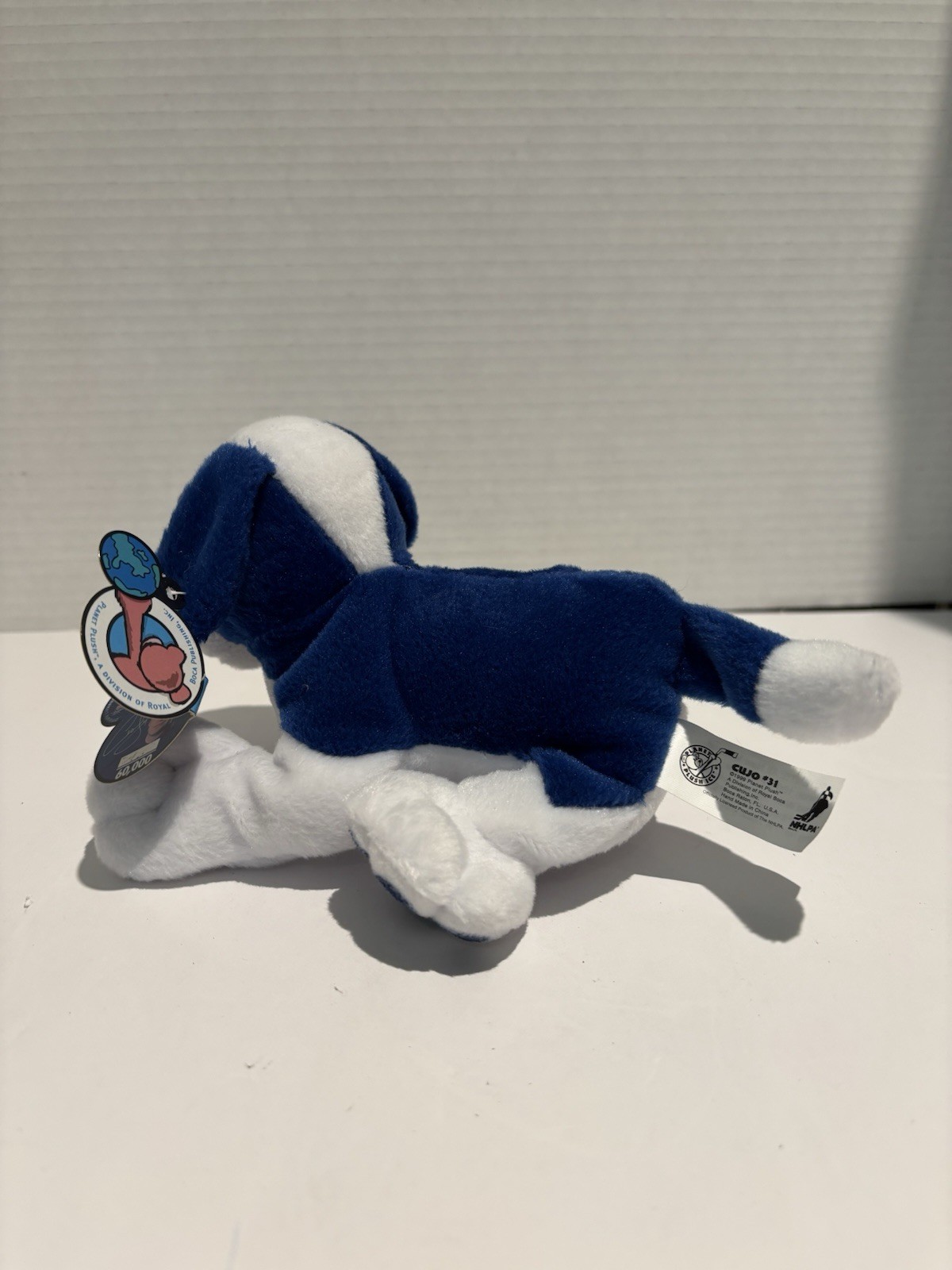 Curtis Joseph PLANET PLUSH ICE BY JANET MOZAK - #31 - Cujo - St. Bernard w/ Tags_2 Curtis Joseph PLANET PLUSH ICE BY JANET MOZAK - #31 - Cujo - St. Bernard w/ Tags