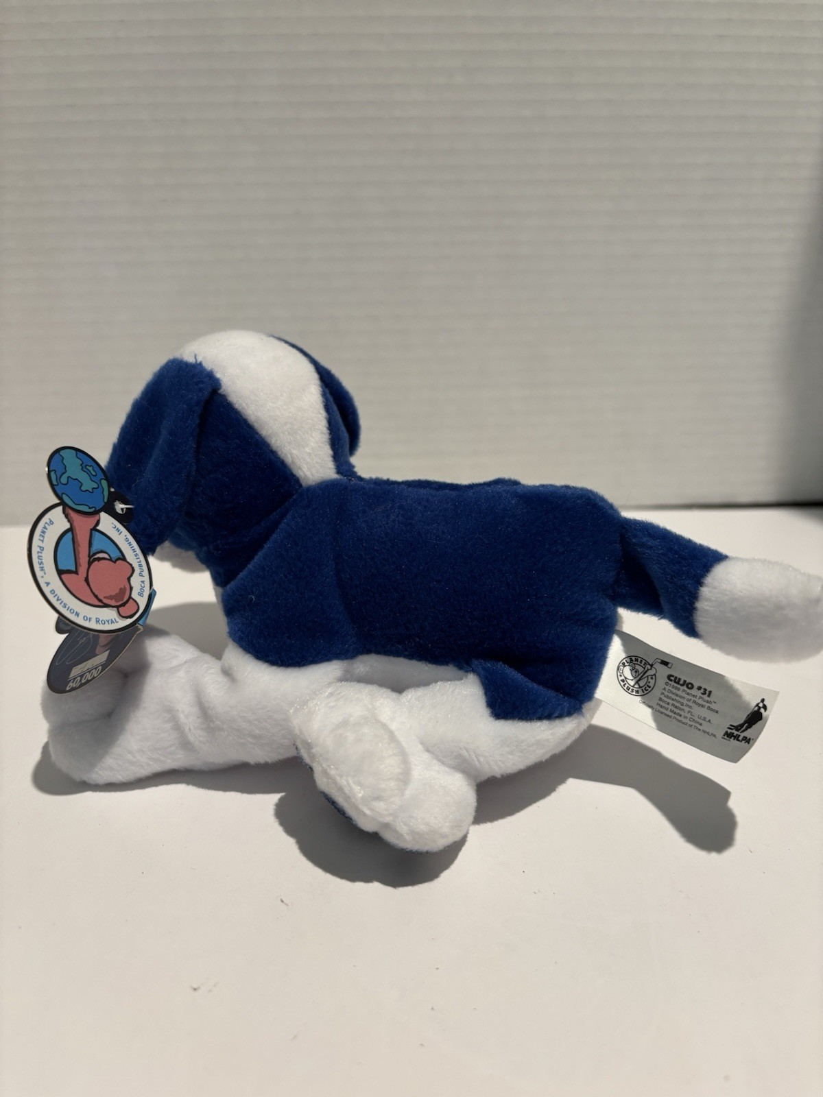 Curtis Joseph PLANET PLUSH ICE BY JANET MOZAK - #31 - Cujo - St. Bernard w/ Tags_3 Curtis Joseph PLANET PLUSH ICE BY JANET MOZAK - #31 - Cujo - St. Bernard w/ Tags