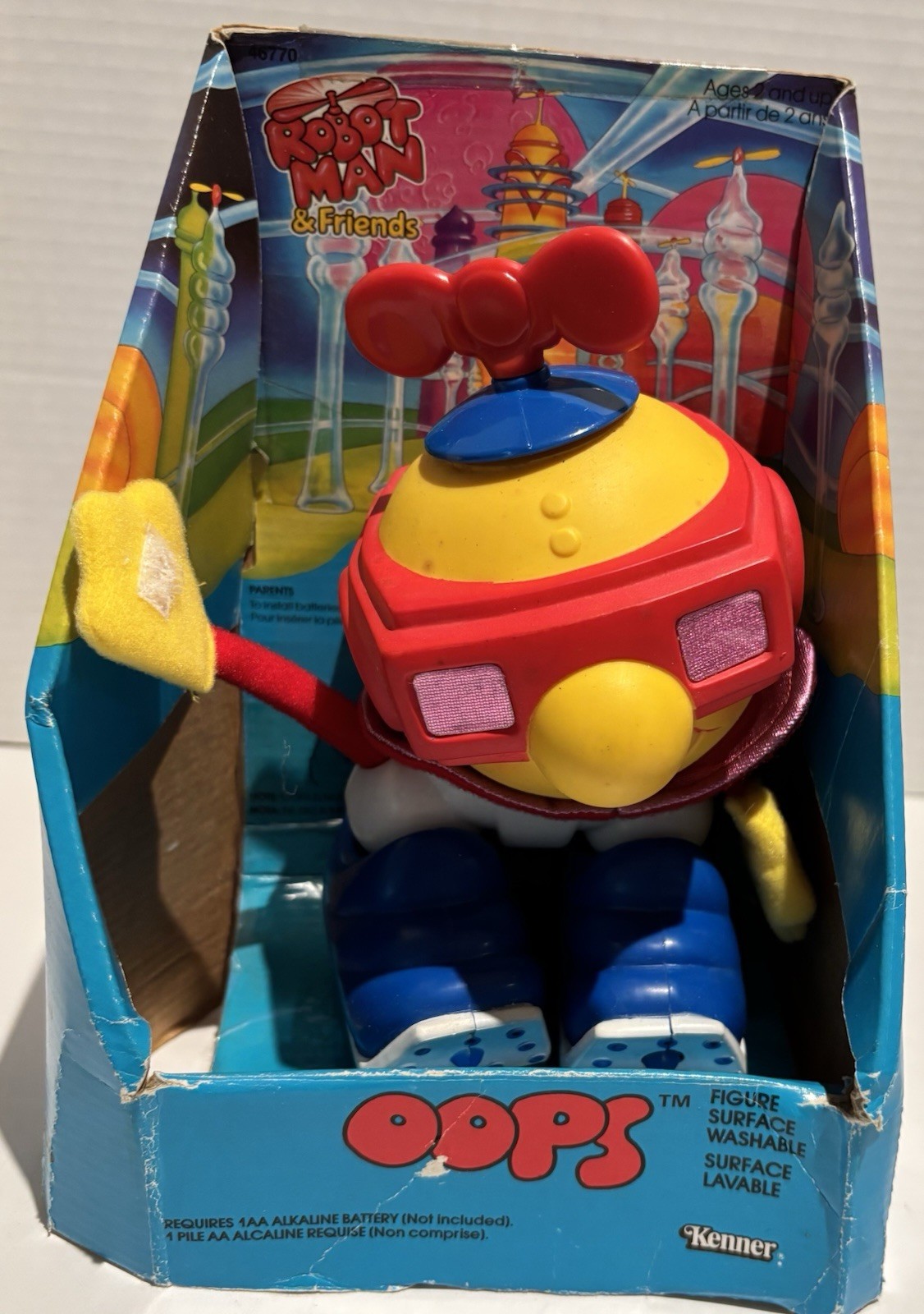 Vintage 1984 Kenner Robotman & Friends Collector Figure PLAYS SOUND New RARE_0 Vintage 1984 Kenner Robotman & Friends Collector Figure PLAYS SOUND New RARE