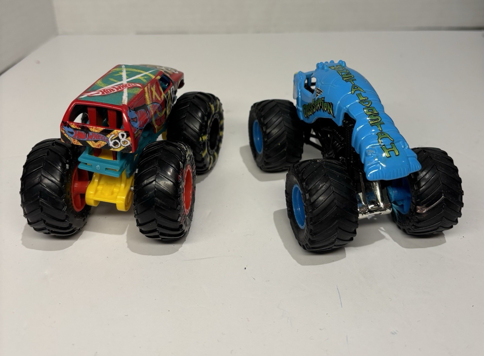 Crushstation Hot Wheels MONSTER JAM Truck & Demo Derby #68 Loose Lot Of 2_3 Crushstation Hot Wheels MONSTER JAM Truck & Demo Derby #68 Loose Lot Of 2