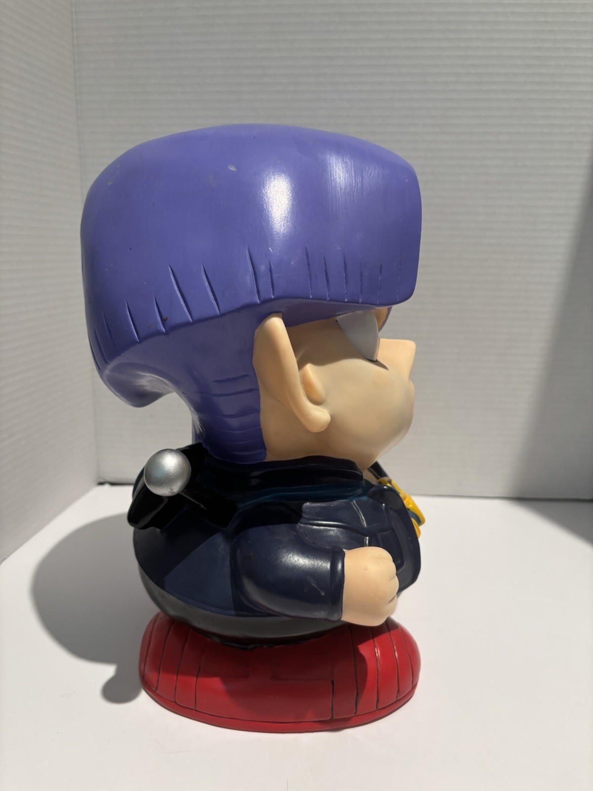 DRAGON BALL Z TRUNKS Vintage Y2K Plastic Coin Piggy Bank DBZ Anime Comicon 10.5”_2 DRAGON BALL Z TRUNKS Vintage Y2K Plastic Coin Piggy Bank DBZ Anime Comicon 10.5”