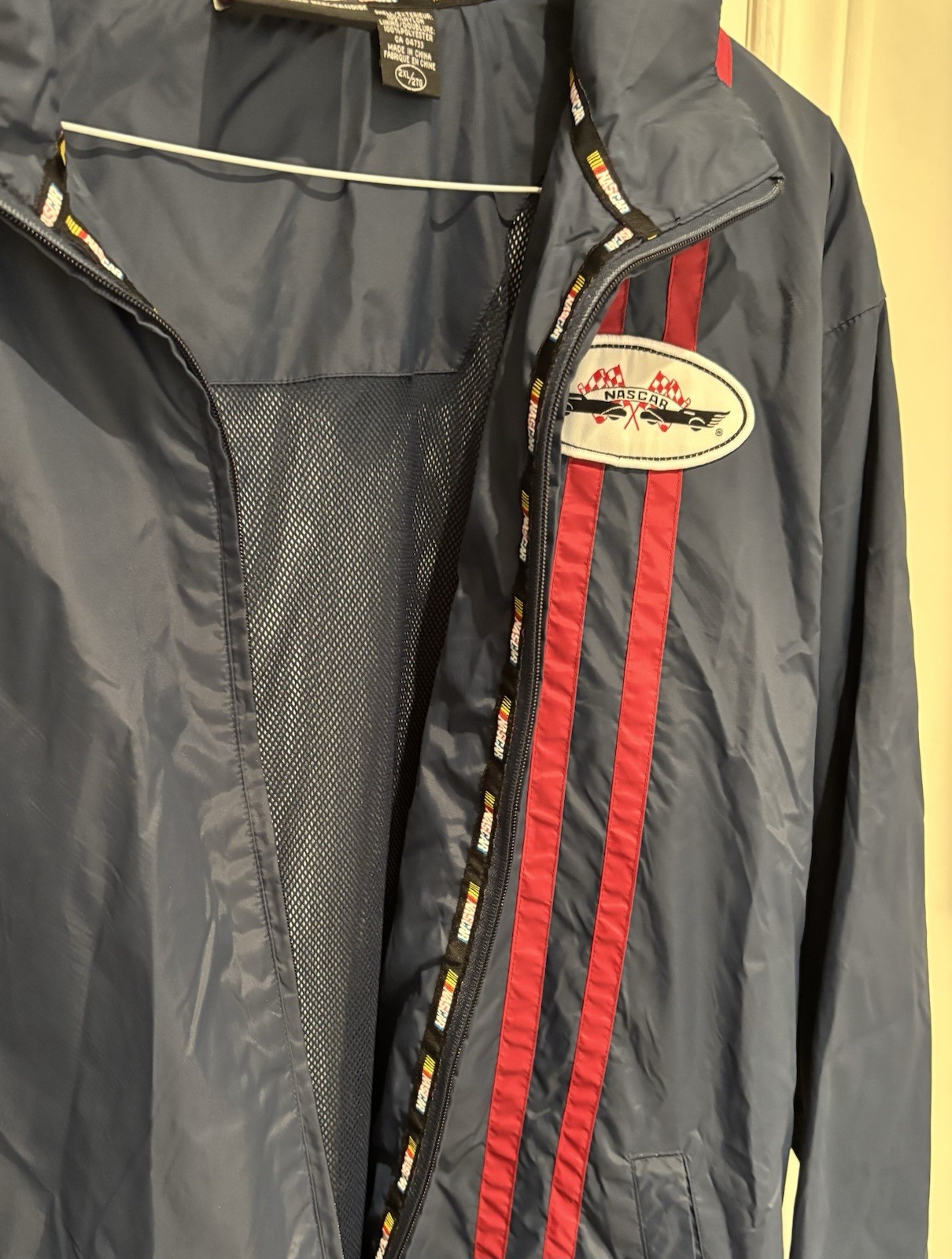 Vintage Y2K Mens NASCAR Size XXL Chase Light Windbreaker Jacket New Without Tags_2 Vintage Y2K Mens NASCAR Size XXL Chase Light Windbreaker Jacket New Without Tags
