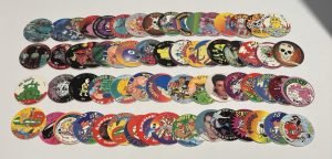 POG & Other Milk Cap Collection - Lot of 65 Random POGS Vintage 1990’s GUC