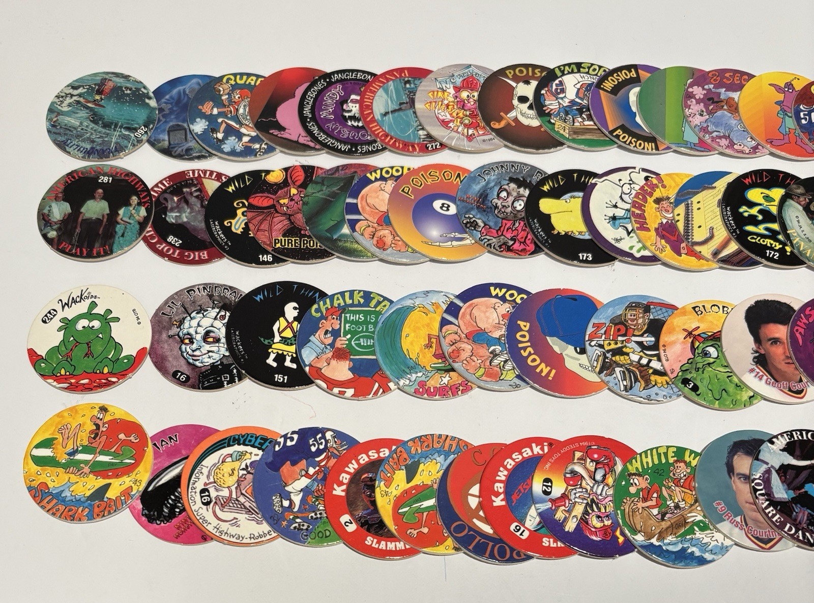 POG & Other Milk Cap Collection - Lot of 65 Random POGS Vintage 1990’s GUC_1 POG & Other Milk Cap Collection - Lot of 65 Random POGS Vintage 1990’s GUC
