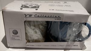 Pair Of Promo BRISA VW Collection - Volkswagen Camper Van Coffee Mug, Tea Cup