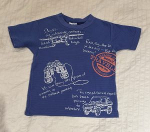 Vintage 90’s OshKosh Baby B'gosh Travel T-Shirt Size 5 Made In USA VGUC