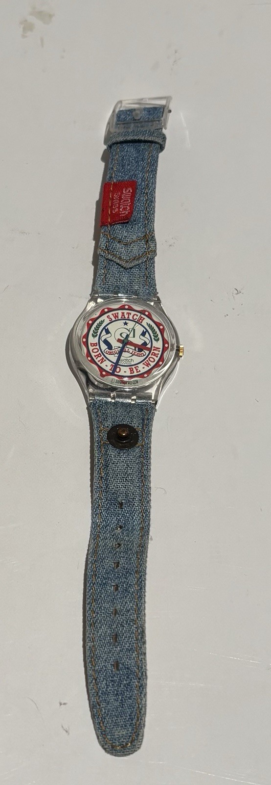 Swatch Analog Quartz Swiss Watch Vintage 1994 Red Tag Original GK190 Working_0 Swatch Analog Quartz Swiss Watch Vintage 1994 Red Tag Original GK190 Working