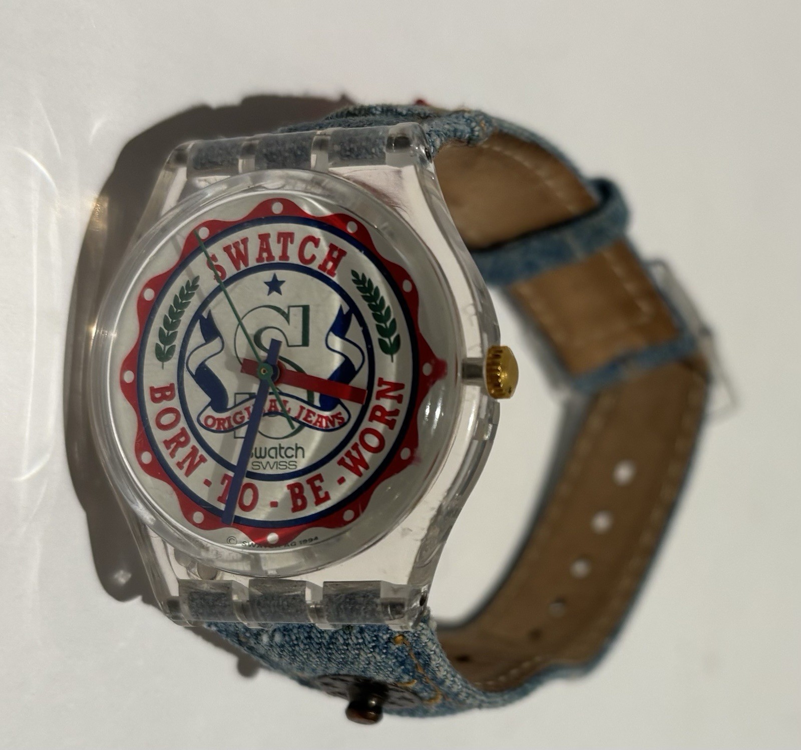 Swatch Analog Quartz Swiss Watch Vintage 1994 Red Tag Original GK190 Working_3 Swatch Analog Quartz Swiss Watch Vintage 1994 Red Tag Original GK190 Working