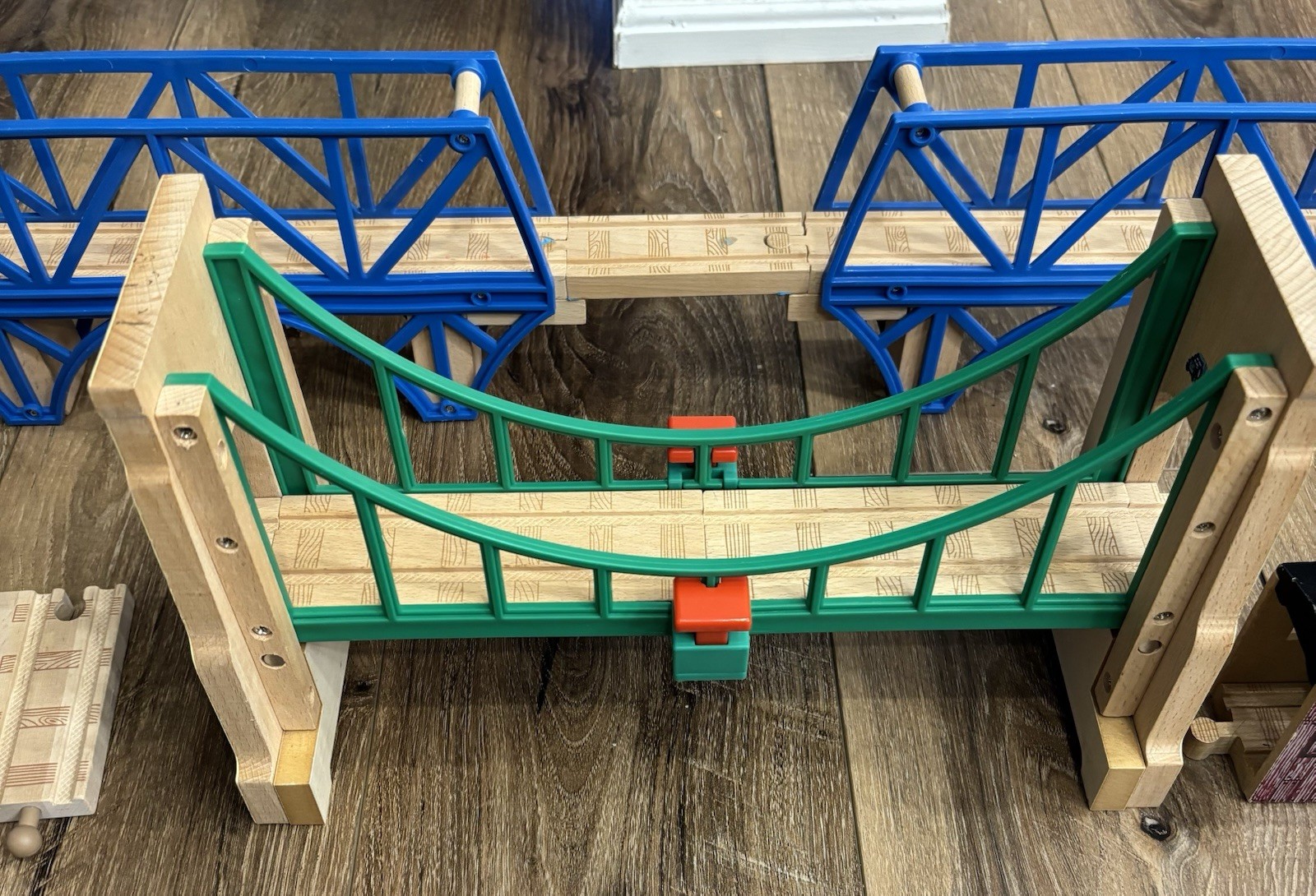 Thomas Friends Wooden Railway Blue Sodor Bridge, Water Tower & More_2 Thomas Friends Wooden Railway Blue Sodor Bridge, Water Tower & More
