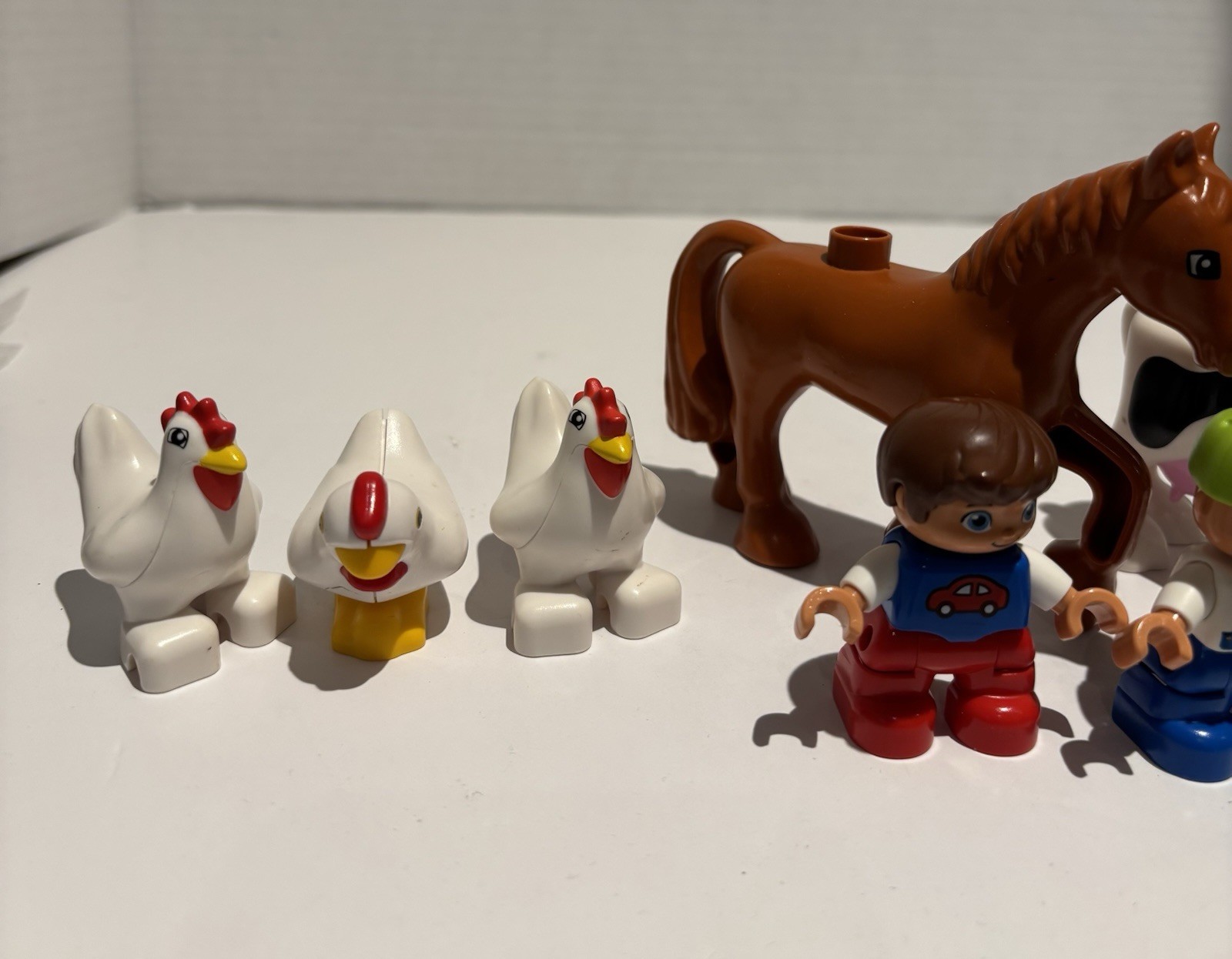 LEGO DUPLO Farm Animals & Figures Lot - Cows, Horse, Sheep, Chickens, Farmer_1 LEGO DUPLO Farm Animals & Figures Lot - Cows, Horse, Sheep, Chickens, Farmer