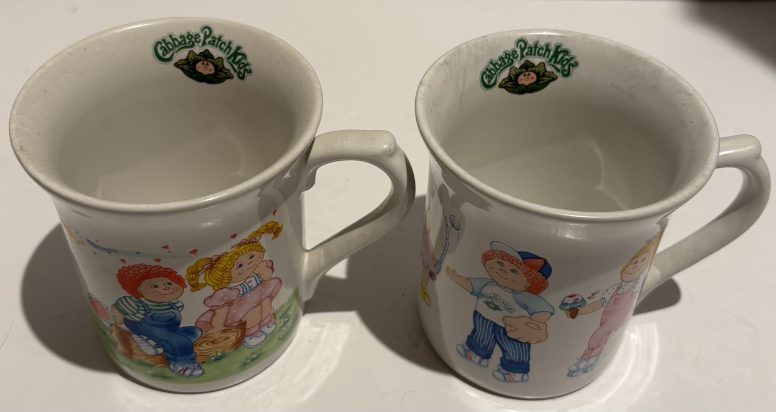 Vintage 1984 Cabbage Patch Doll Coffee Cups - Mugs Great Condition Rare Gift_2 Vintage 1984 Cabbage Patch Doll Coffee Cups - Mugs Great Condition Rare Gift