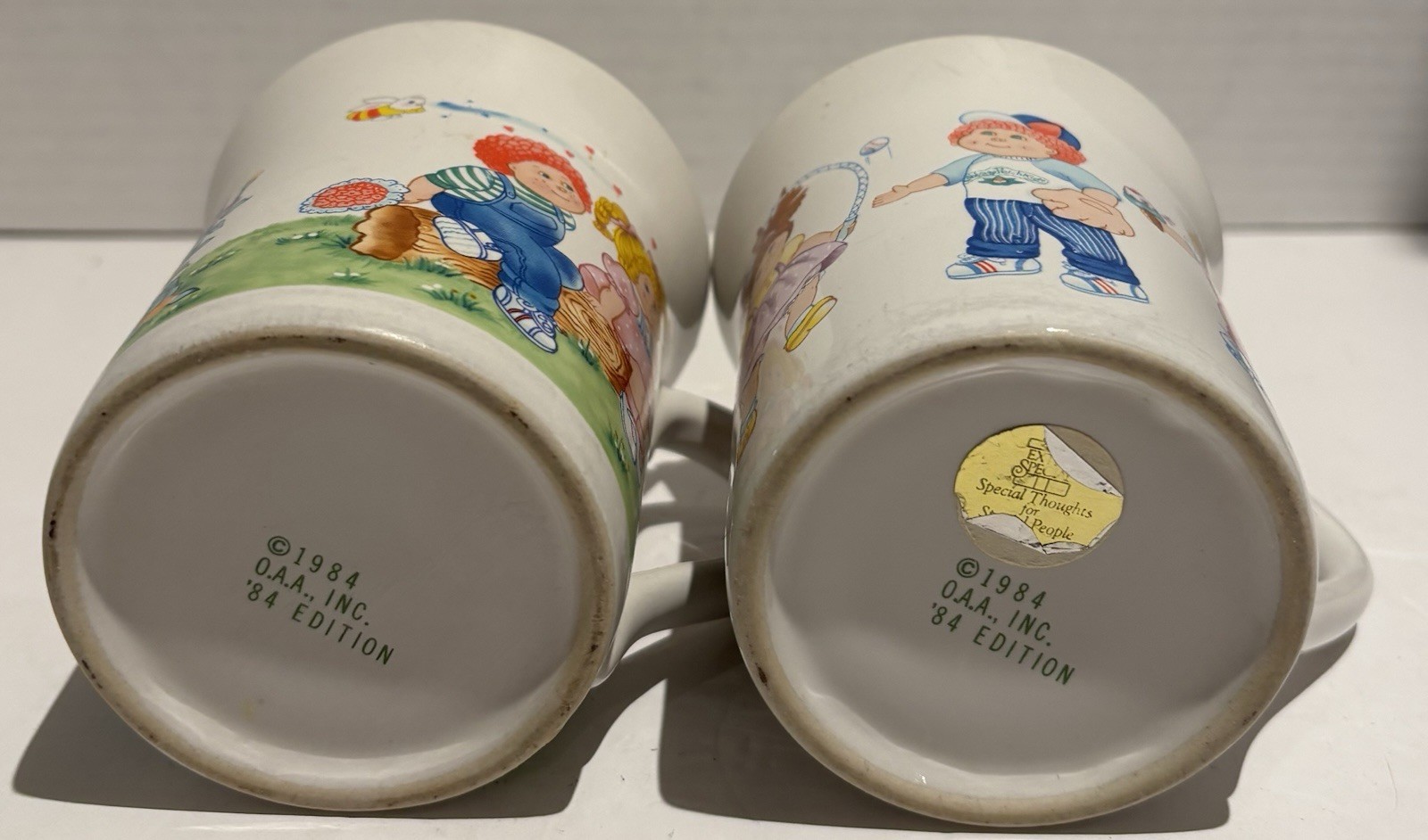 Vintage 1984 Cabbage Patch Doll Coffee Cups - Mugs Great Condition Rare Gift_3 Vintage 1984 Cabbage Patch Doll Coffee Cups - Mugs Great Condition Rare Gift