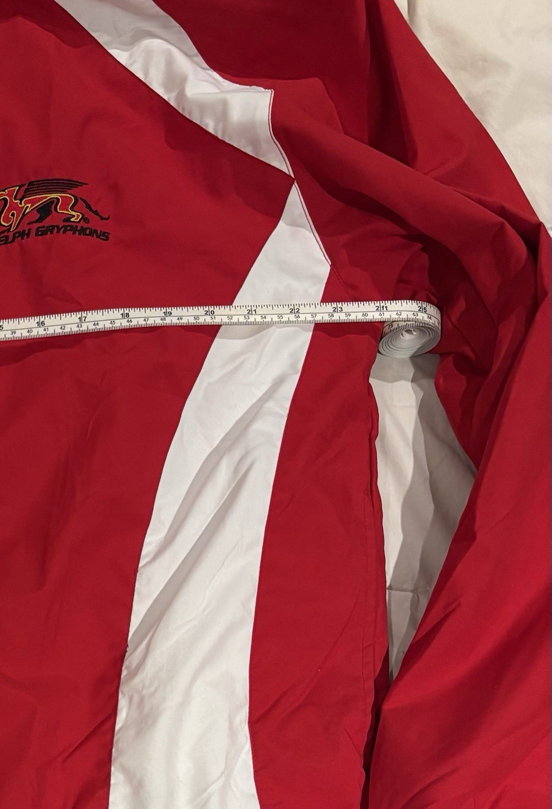 Russell Athletic Guelph Gryphons Full Zip Athletic Bomber Jacket Size Large_4 Russell Athletic Guelph Gryphons Full Zip Athletic Bomber Jacket Size Large