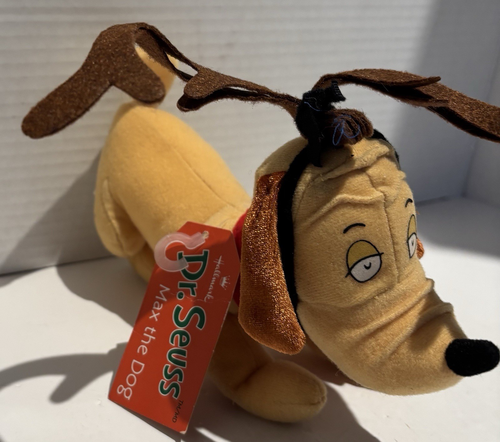 Vintage Hallmark 1998 Max Dog Dr Seuss Grinch Stole Christmas Plush 9” Stuffed_1 Vintage Hallmark 1998 Max Dog Dr Seuss Grinch Stole Christmas Plush 9” Stuffed