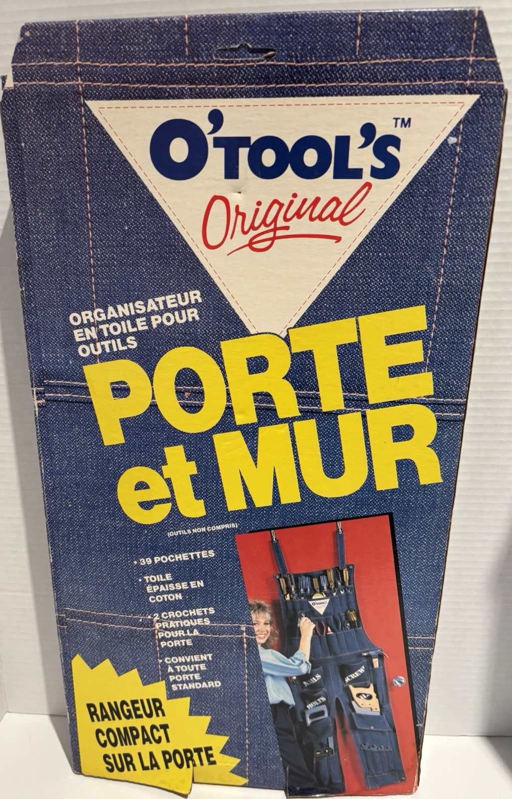 O’TOOL’S Blue Denim Tool Overalls Hanging Organizer - Vintage 1989 Read Desc._2 O’TOOL’S Blue Denim Tool Overalls Hanging Organizer - Vintage 1989 Read Desc.